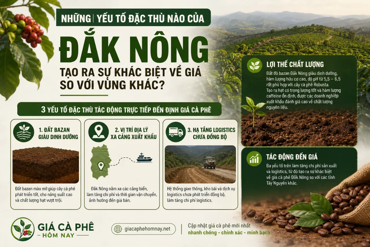 Những Yếu Tố Đặc Thù Nào Của Đắk Nông Tạo Ra Sự Khác Biệt Về Giá So Với Vùng Khác?
