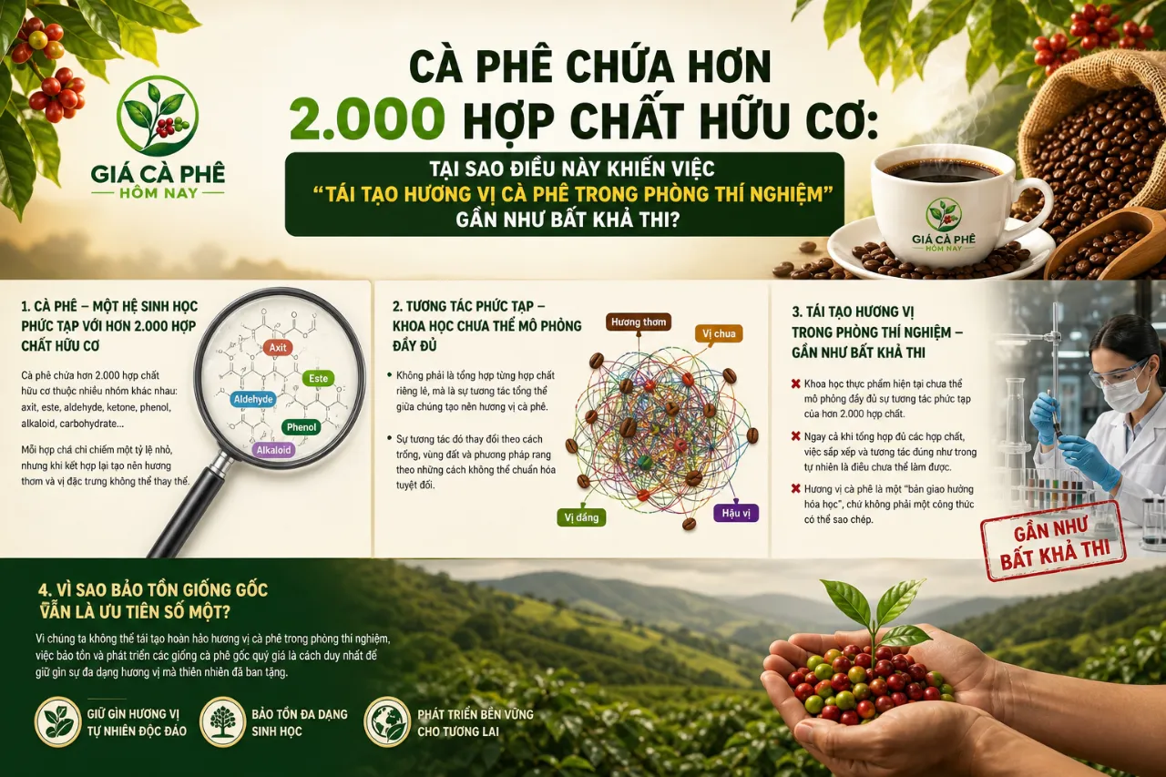 Cà Phê Chứa Hơn 2.000 Hợp Chất Hữu Cơ: Tại Sao Điều Này Khiến Việc