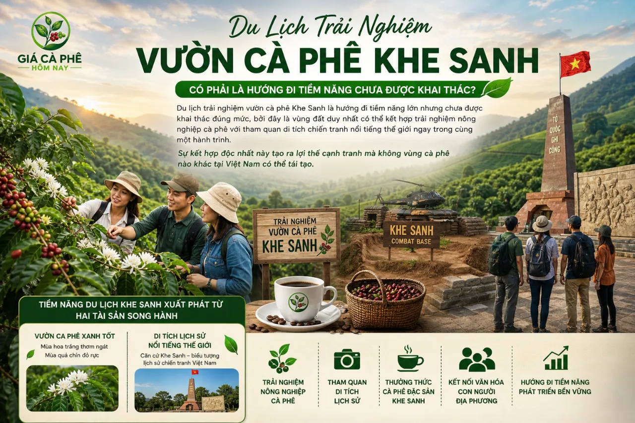 Du Lịch Trải Nghiệm Vườn Cà Phê Khe Sanh Có Phải Là Hướng Đi Tiềm Năng Chưa Được Khai Thác?
