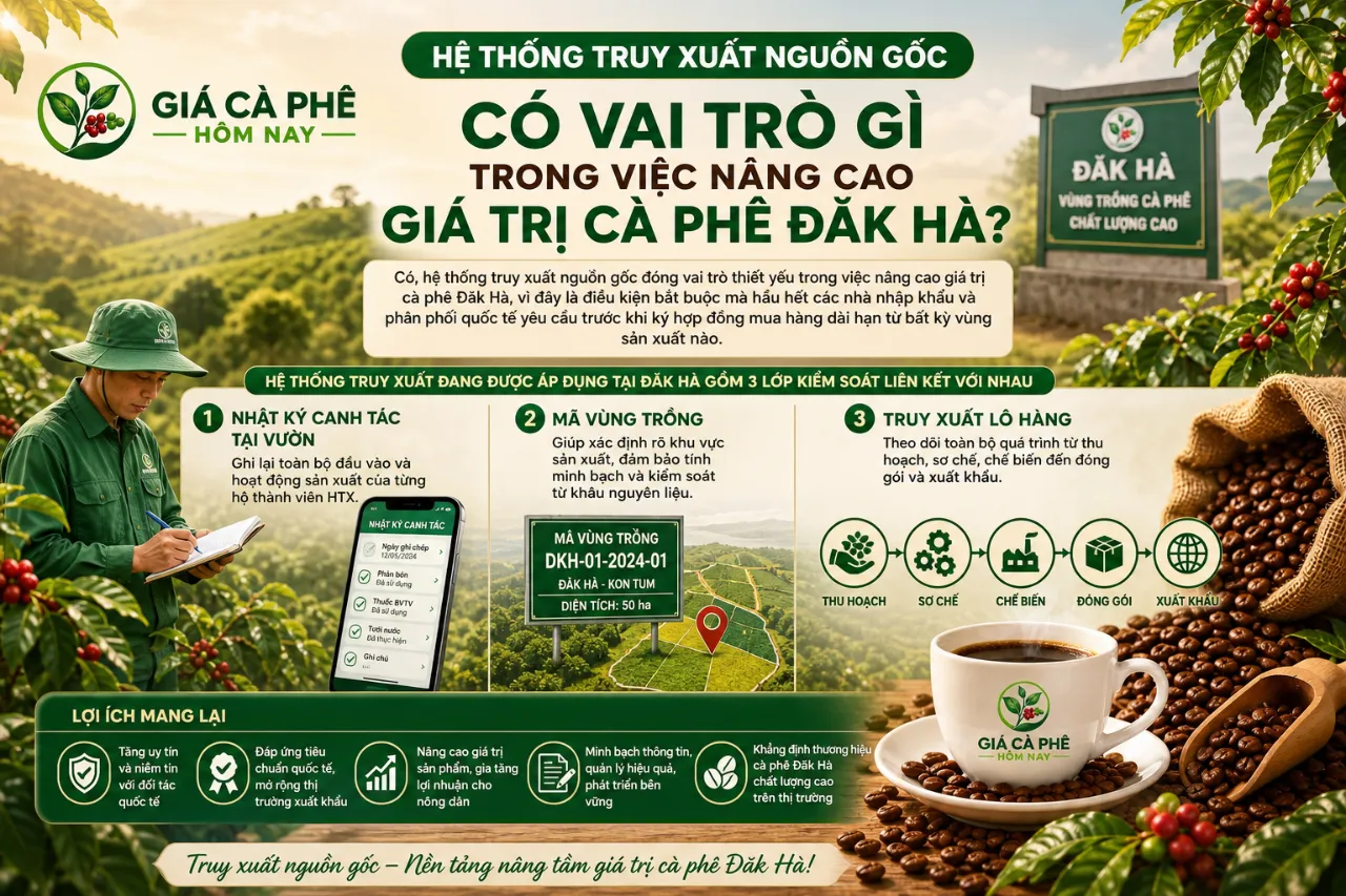 Hệ Thống Truy Xuất Nguồn Gốc Có Vai Trò Gì Trong Việc Nâng Cao Giá Trị Cà Phê Đăk Hà?