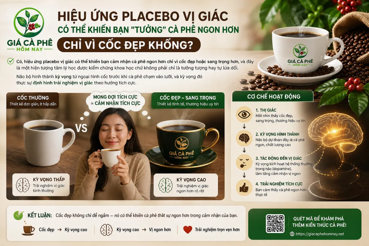 Hiệu Ứng Placebo Vị Giác Có Thể Khiến Bạn 