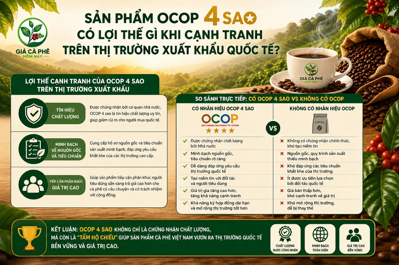 Sản Phẩm OCOP 4 Sao Có Lợi Thế Gì Khi Cạnh Tranh Trên Thị Trường Xuất Khẩu Quốc Tế?
