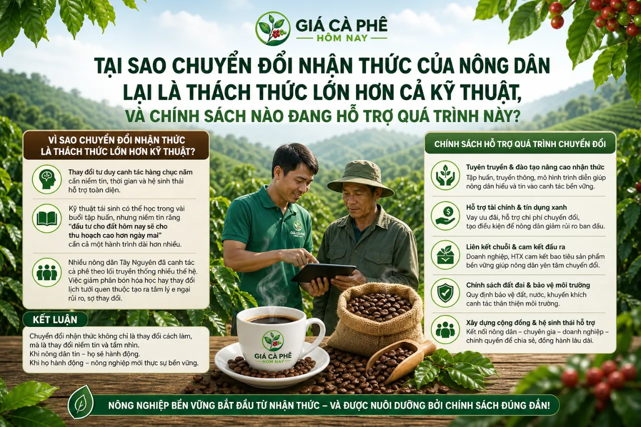Tại Sao Chuyển Đổi Nhận Thức Của Nông Dân Lại Là Thách Thức Lớn Hơn Cả Kỹ Thuật, và Chính Sách Nào Đang Hỗ Trợ Quá Trình Này?