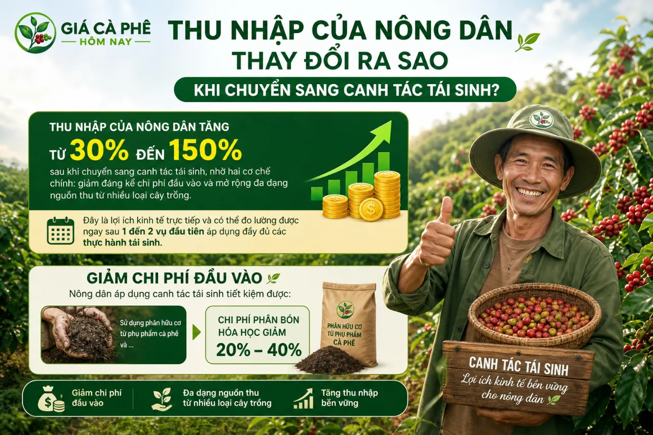 Thu Nhập Của Nông Dân Thay Đổi Ra Sao Khi Chuyển Sang Canh Tác Tái Sinh?