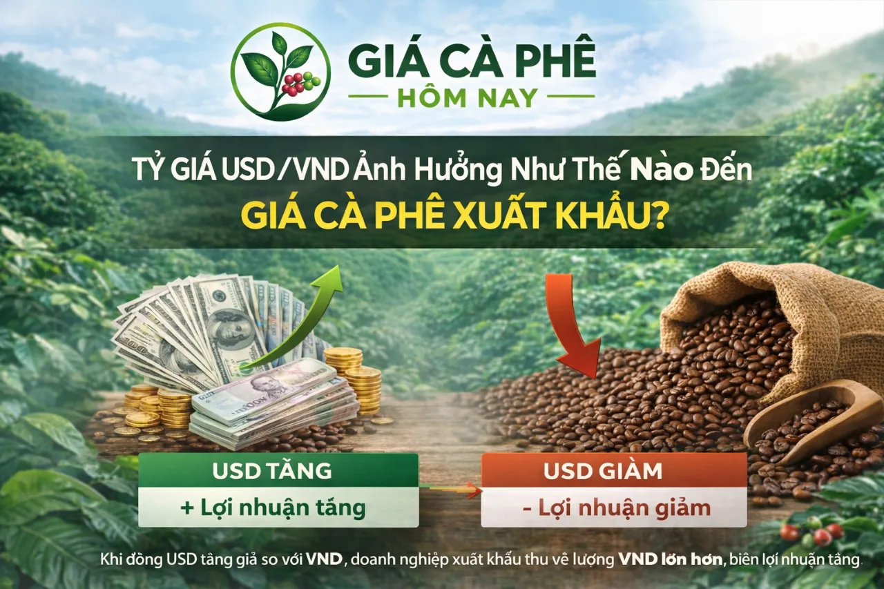 Tỷ Giá USD/VND Ảnh Hưởng Như Thế Nào Đến Giá Cà Phê Xuất Khẩu?