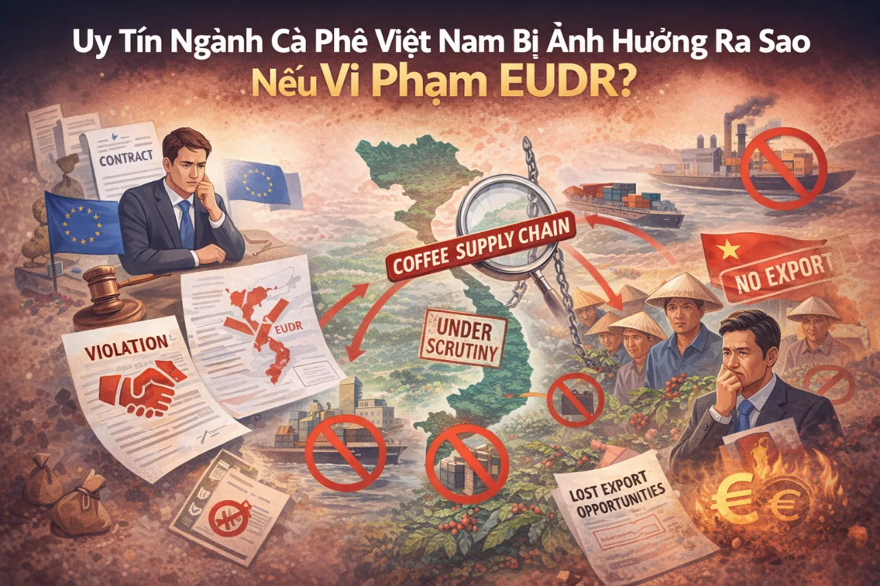 Uy Tín Ngành Cà Phê Việt Nam Bị Ảnh Hưởng Ra Sao Nếu Vi Phạm EUDR?