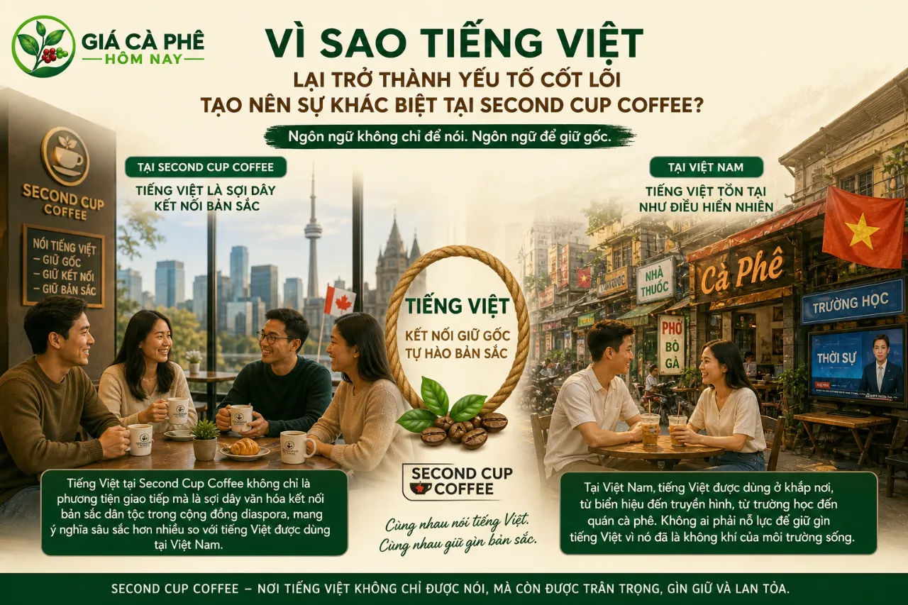 Vì Sao Tiếng Việt Lại Trở Thành Yếu Tố Cốt Lõi Tạo Nên Sự Khác Biệt Tại Second Cup Coffee?