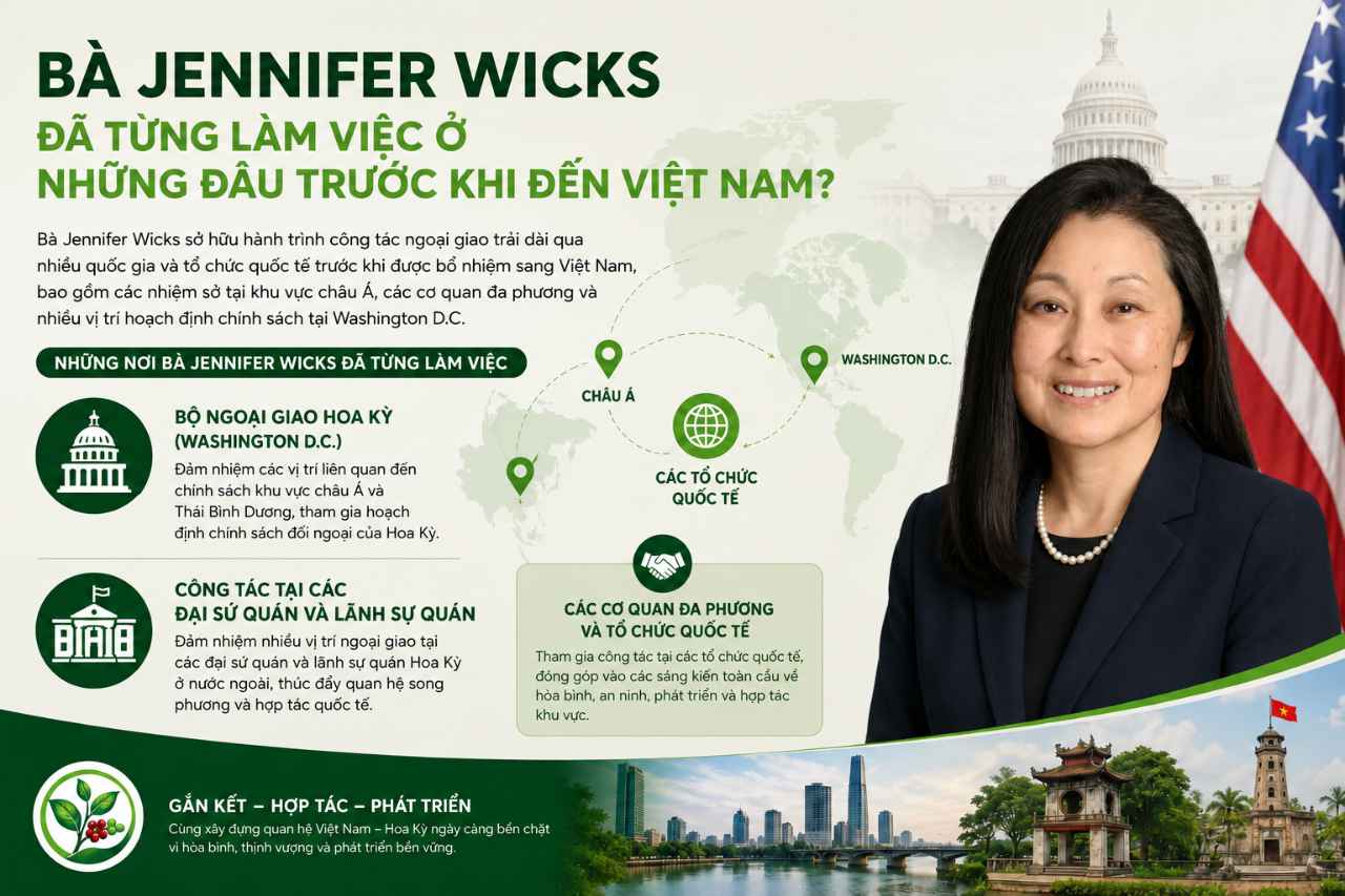 Bà Jennifer Wicks Đã Từng Làm Việc Ở Những Đâu Trước Khi Đến Việt Nam?