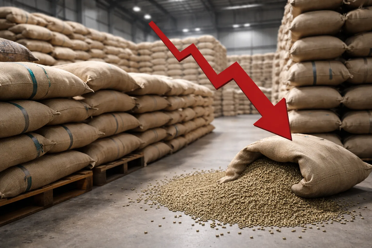 Tồn Kho Cà Phê Arabica Được Chứng Nhận Xuống Mức Báo Động