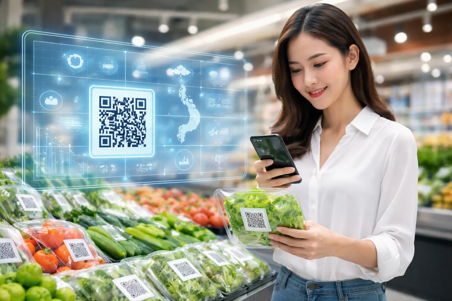 Truy xuất nguồn gốc qua mã QR và hệ thống số