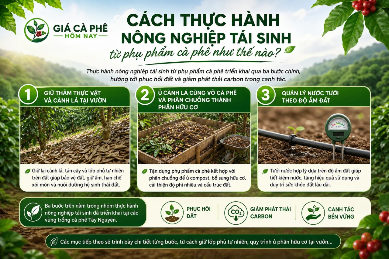 thực hành nông nghiệp tái sinh từ phụ phẩm cà phê thực hành nông nghiệp tái sinh từ phụ phẩm cà phê